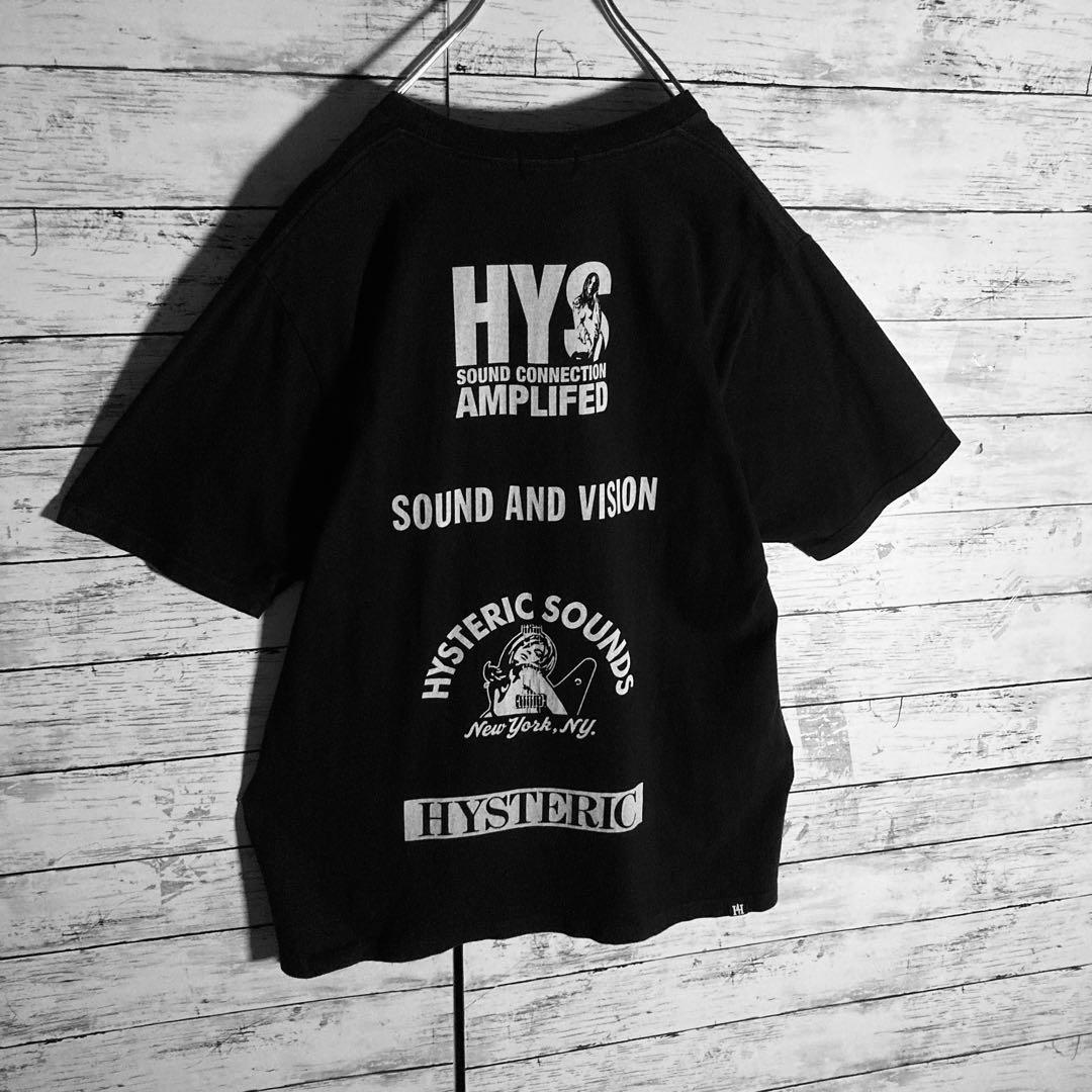 【超人気】ヒステリックグラマー☆バックロゴ　Tシャツ　ヒスガール　ギターガール