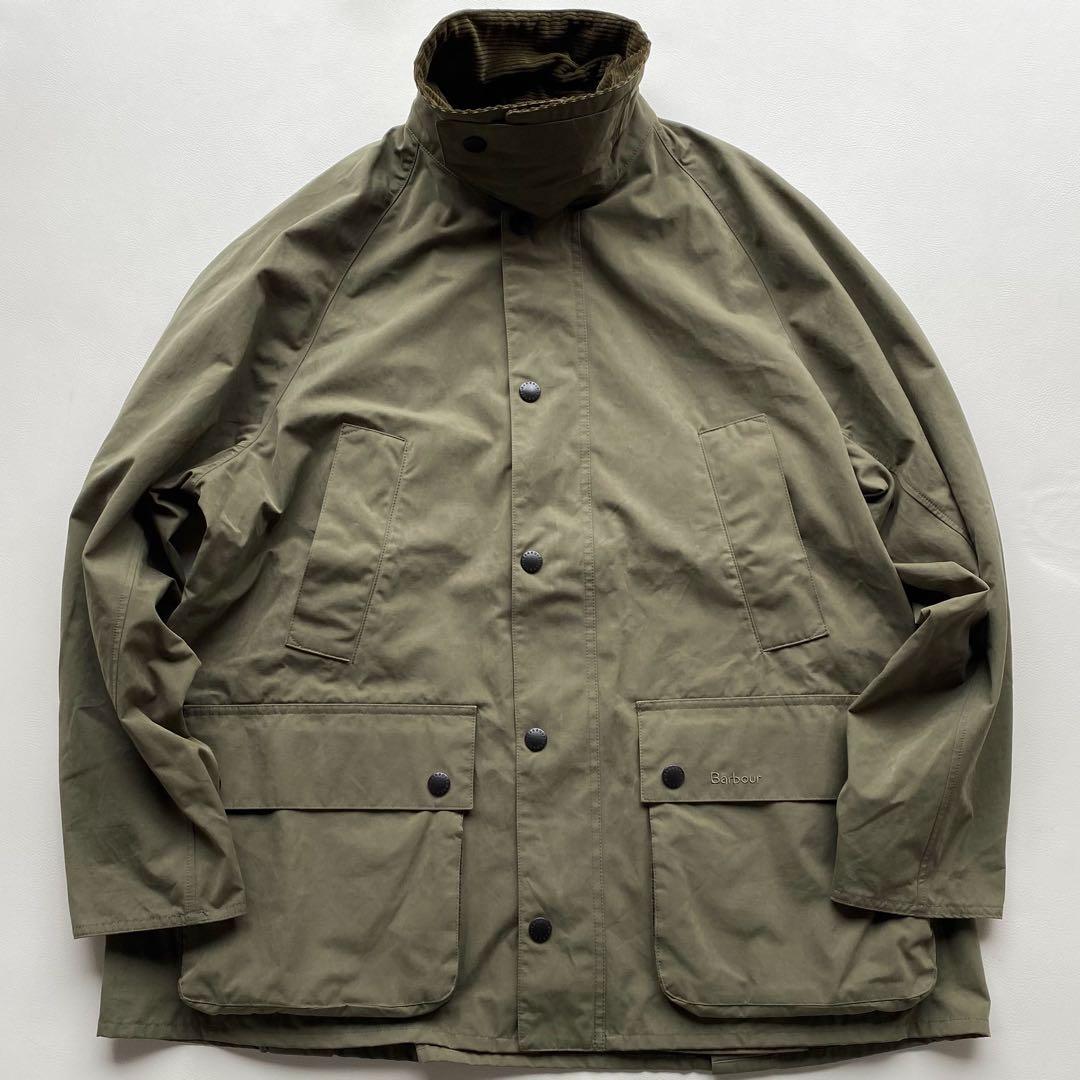 【25SS/未使用近/XL】バブアー 別注 ピーチスキン ビデイル 42 カーキ