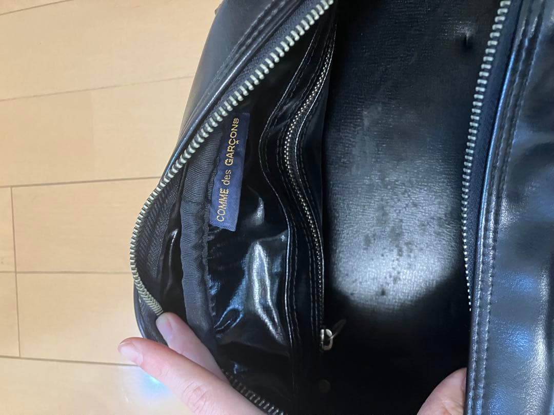 COMME des GARÇONS ブラック ボストンバッグ