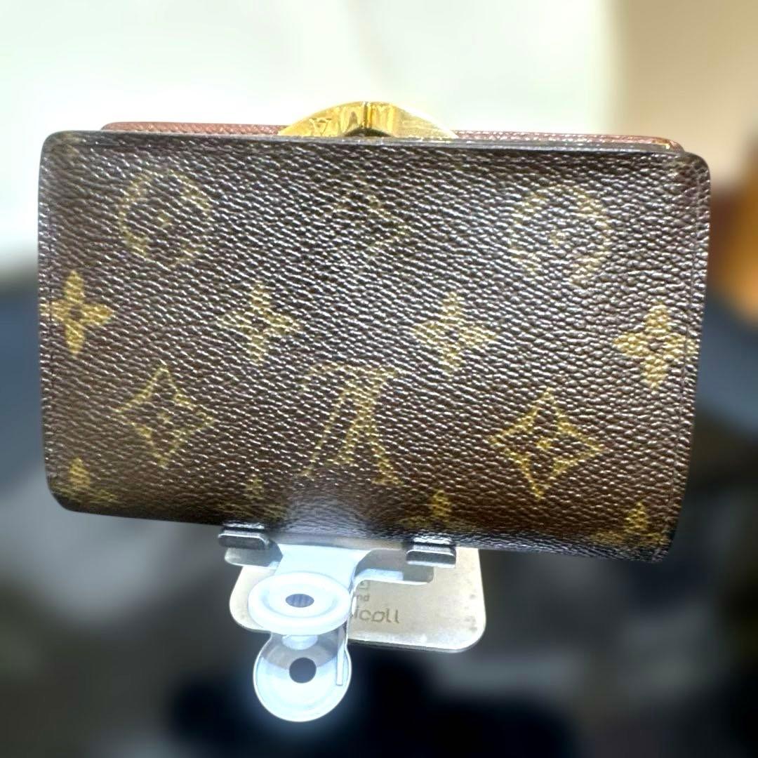 ⑦☆在庫SALE/良品 ♪モノグラム がま口 財布