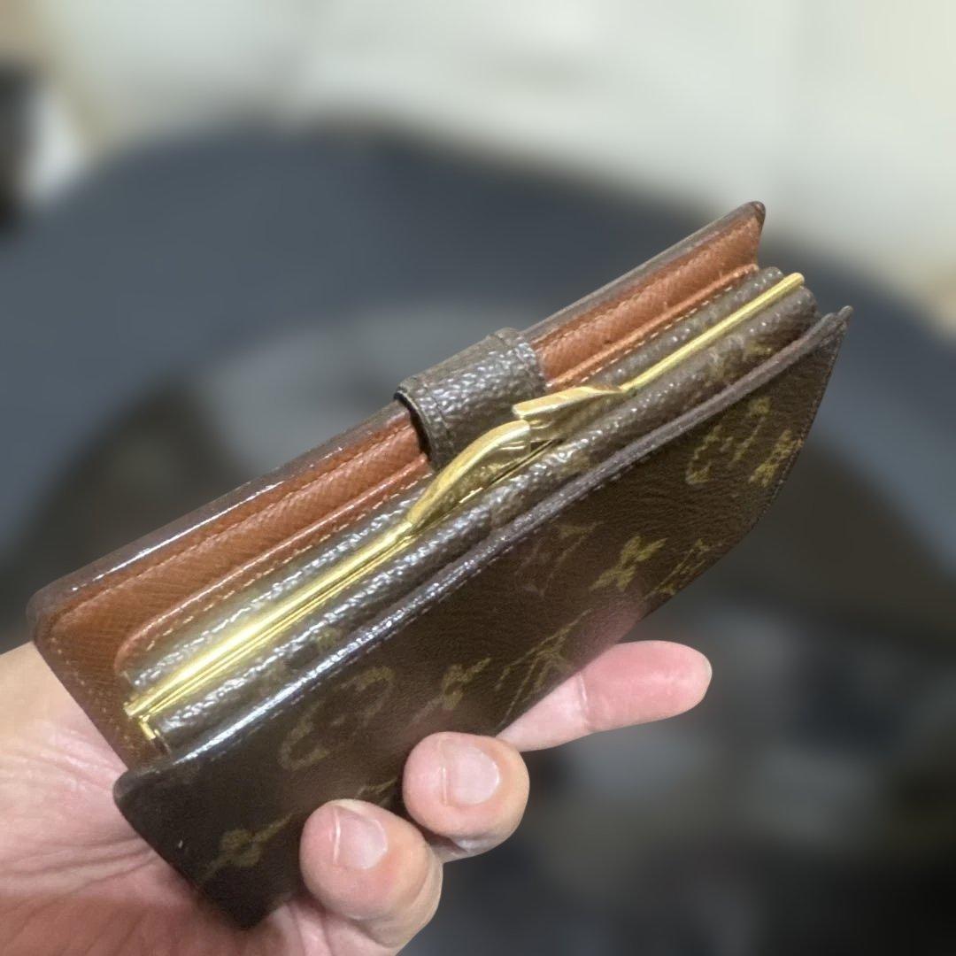 ⑦☆在庫SALE/良品 ♪モノグラム がま口 財布
