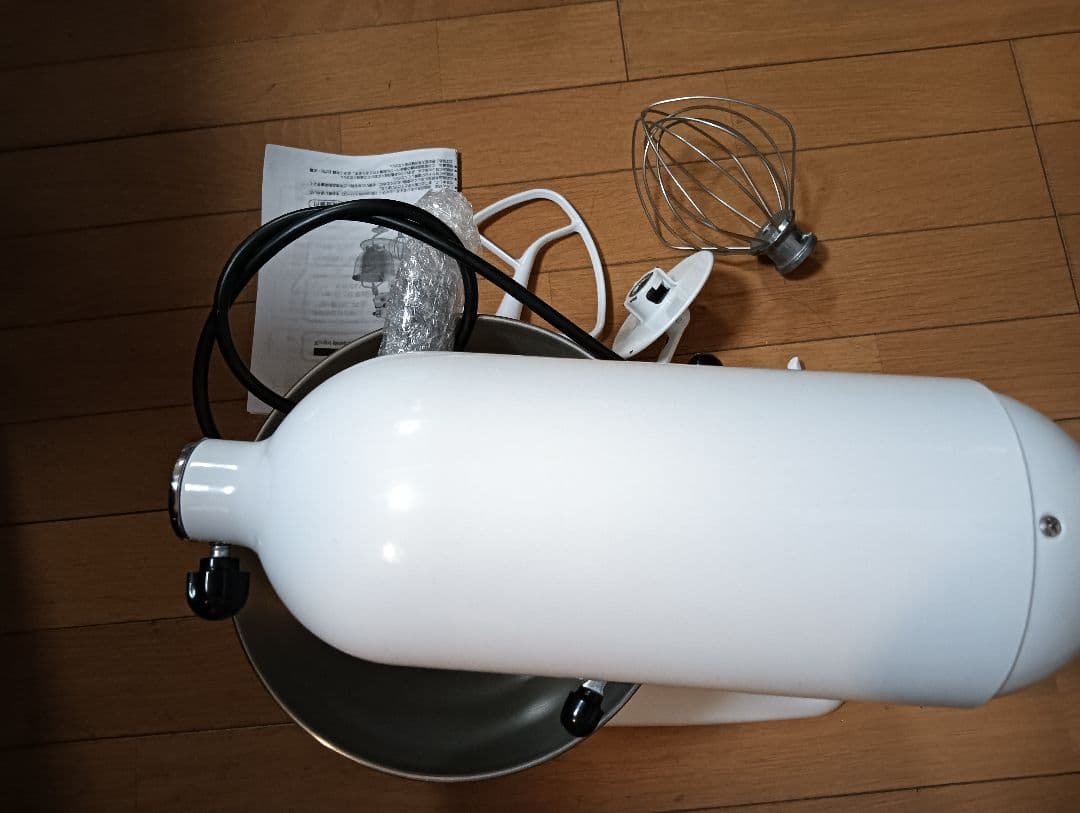 キッチンエイド 9KSM95 白 スタンドミキサー 正規点検部品交換 箱 説明書