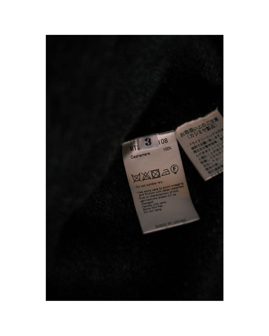 maatee&sons l俺のちゃんちゃんこカシミアジップベスト【た】