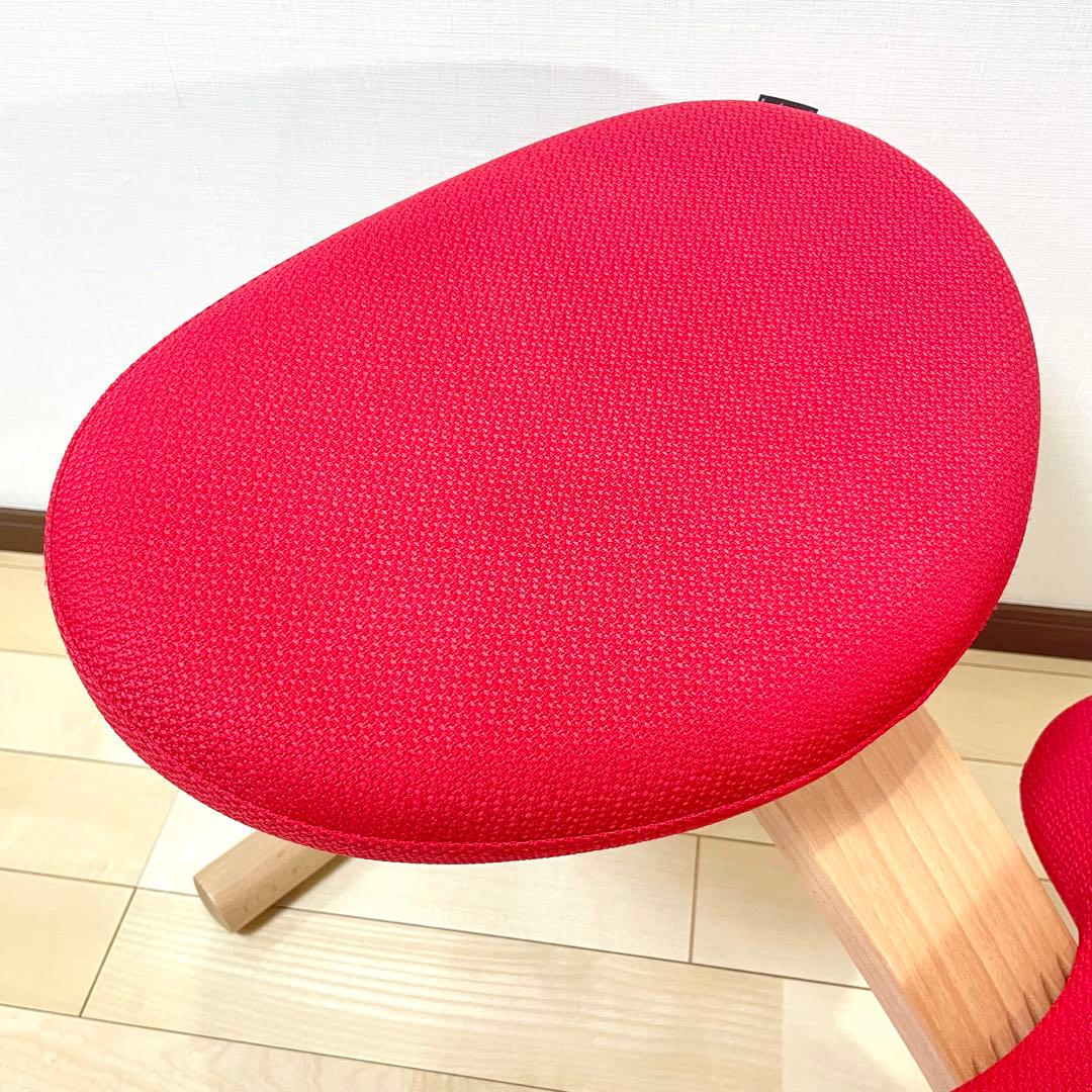 バランスラボ バランスチェア バランスイージー レッド 中古美品