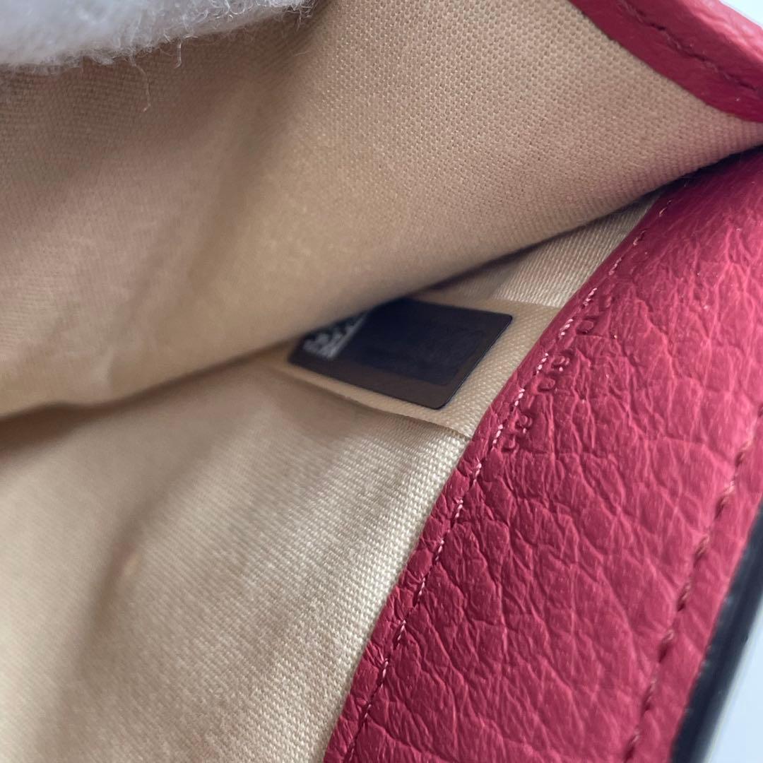 未使用✨ Chloe 三つ折り財布　コンパクトウォレット　財布　レザー　赤