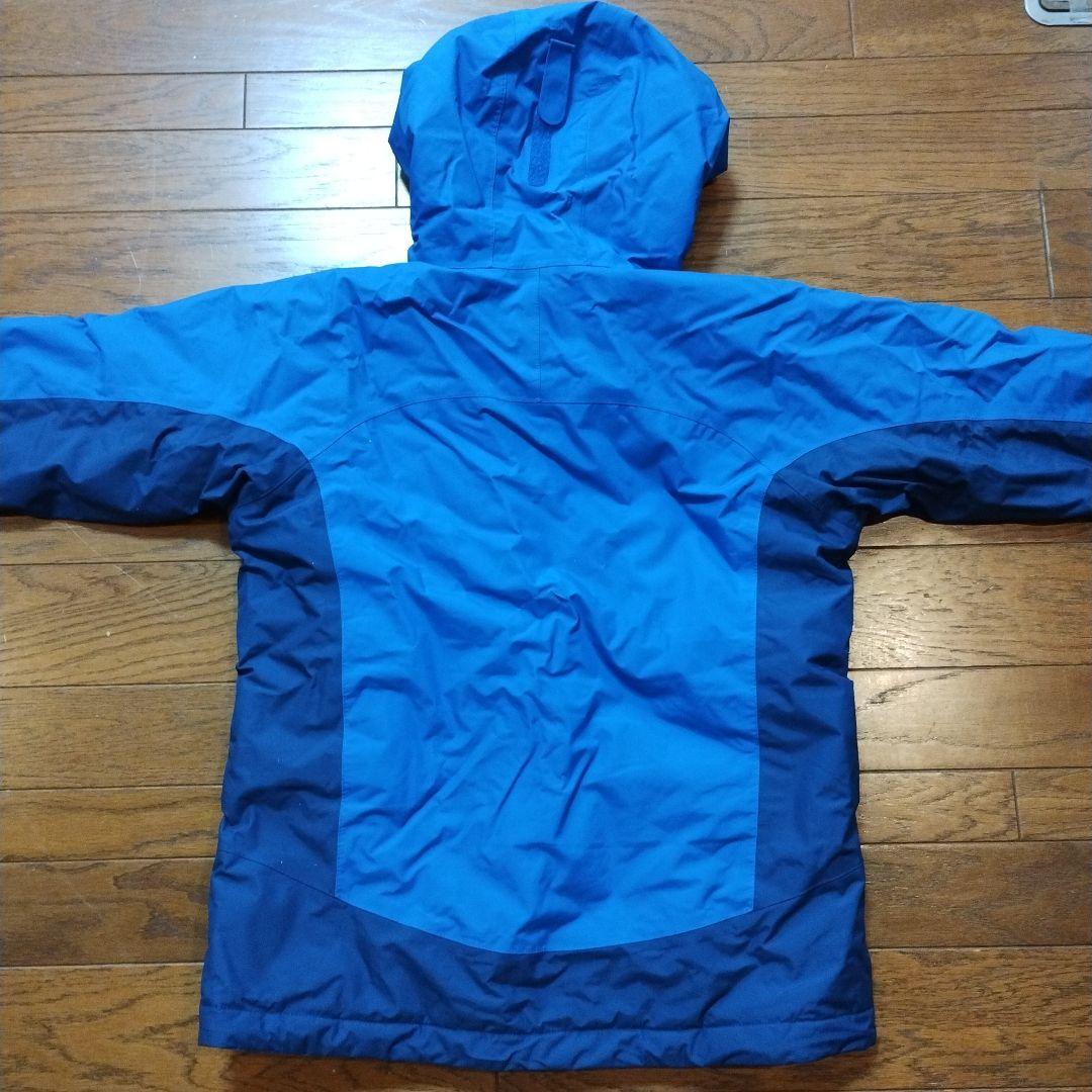 mont-bell 子供用スキーウエア上下　ゴーグル　 Kid's 150 青