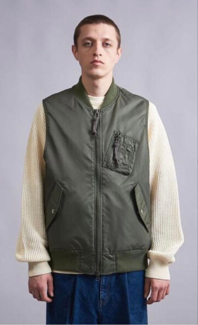 【monkey time】REVERSIBLE PDD FLIGHT VEST