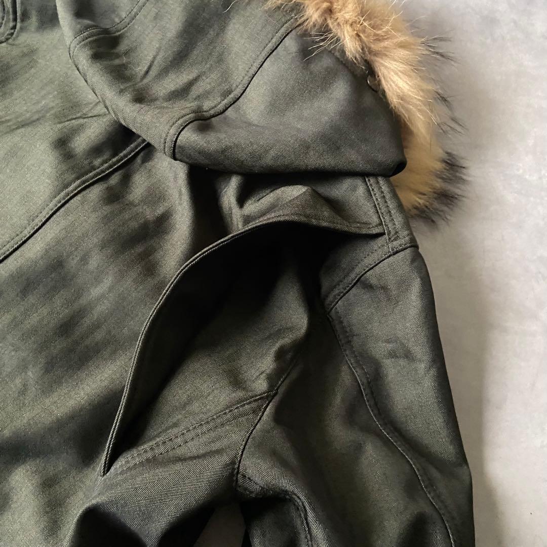 ジャケット・アウター archive Nicole military fur jacket BQ87