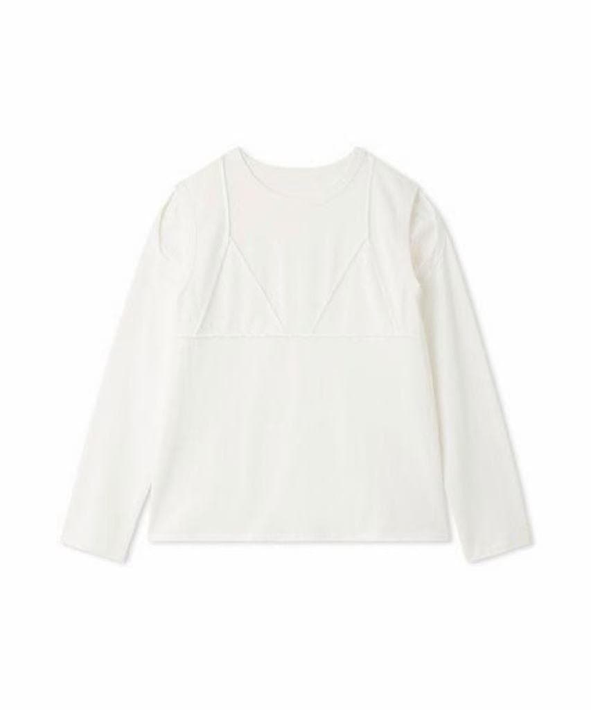 即完売品 新品未使用 null. ビスチェオープンショルダーロングTシャツ