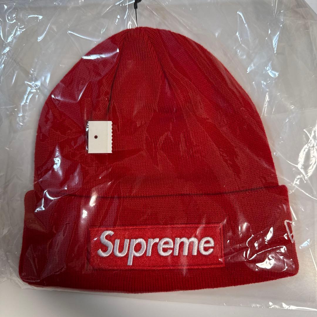 New Era® Box Logo Beanie Red 赤色