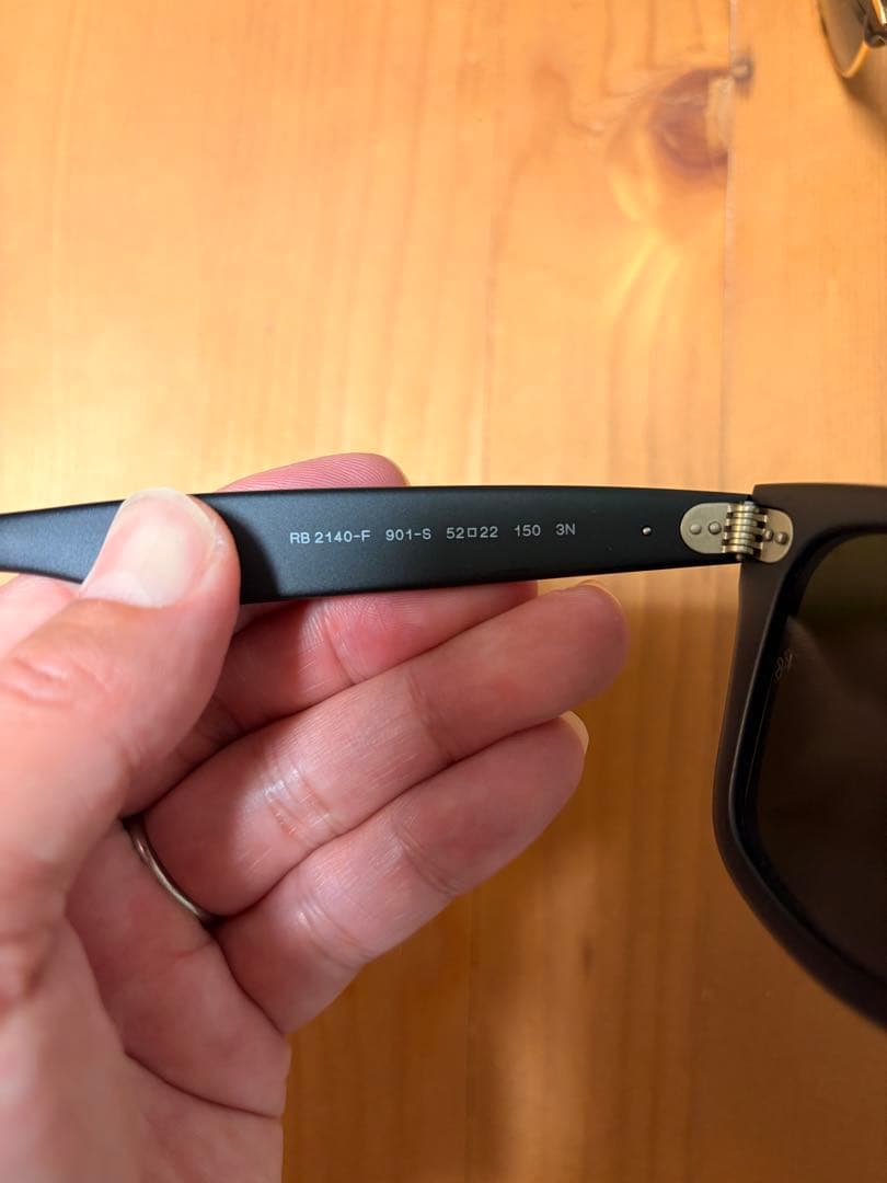 Ray-Ban Wayfarer サングラス マットブラック　RB2140-F