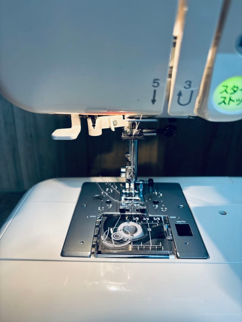 ジャノメ DP-310.模様も豊富なパワフル実用ミシン、押え完備！清掃整備済み