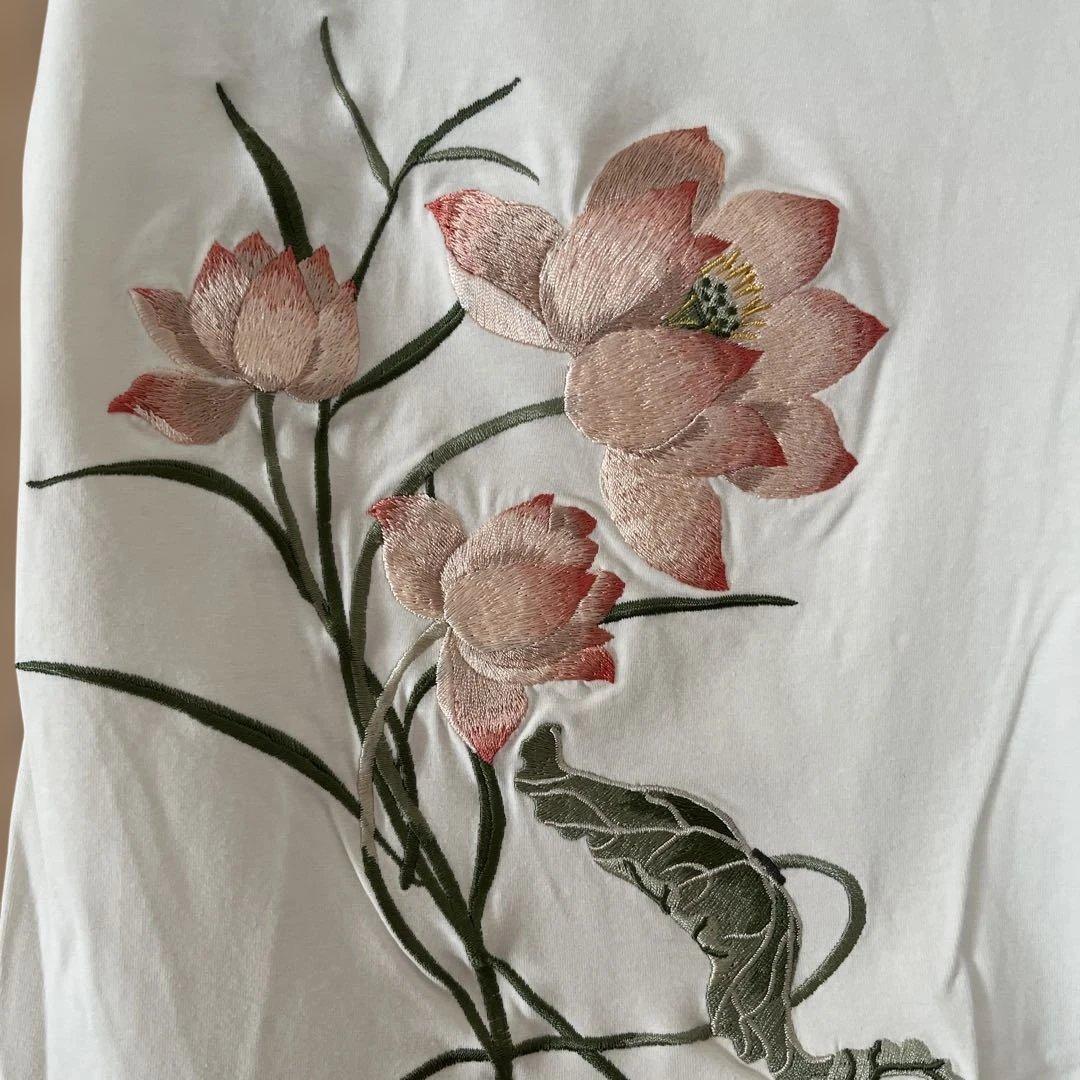 ヴィヴィアンタム 花柄 刺繍 Tシャツ トップス 半袖