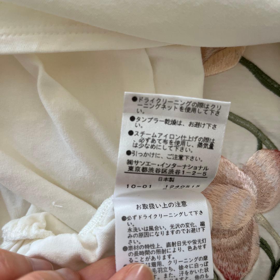 ヴィヴィアンタム 花柄 刺繍 Tシャツ トップス 半袖