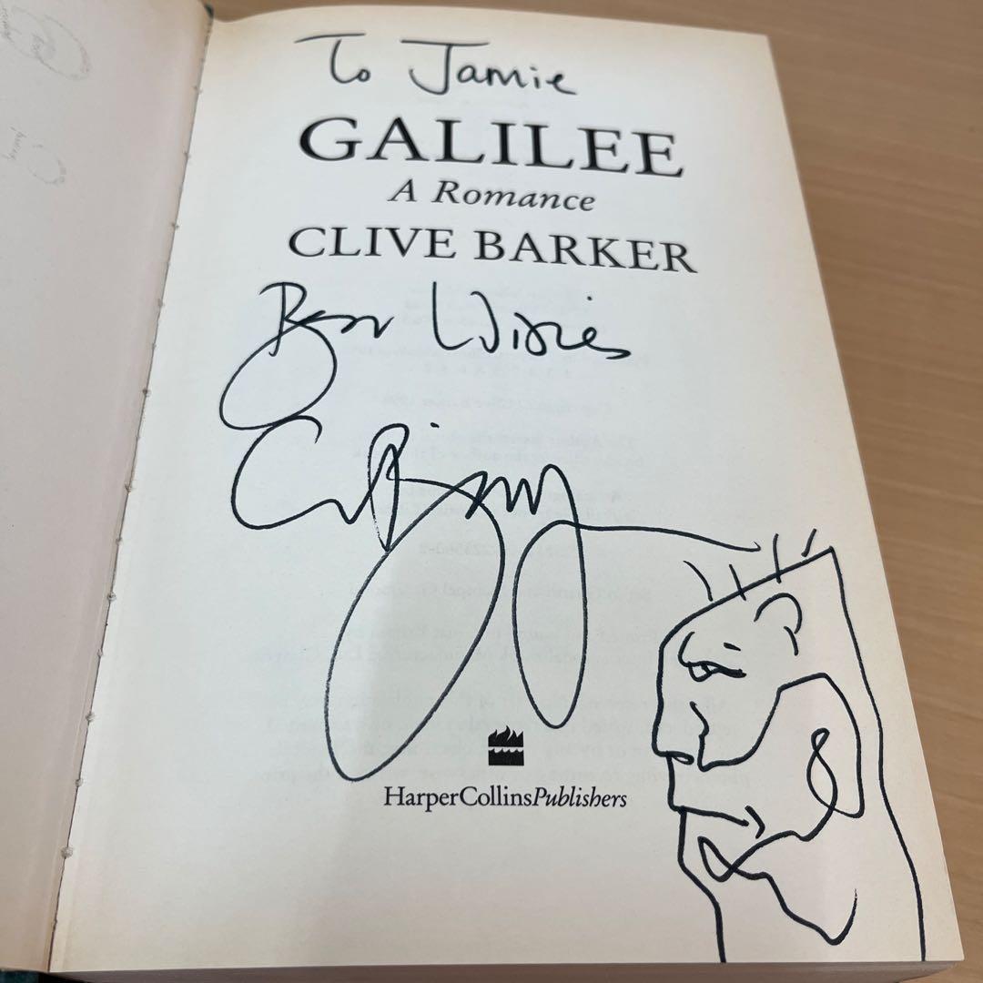 洋書 Clive Barker - Galilee - Signed