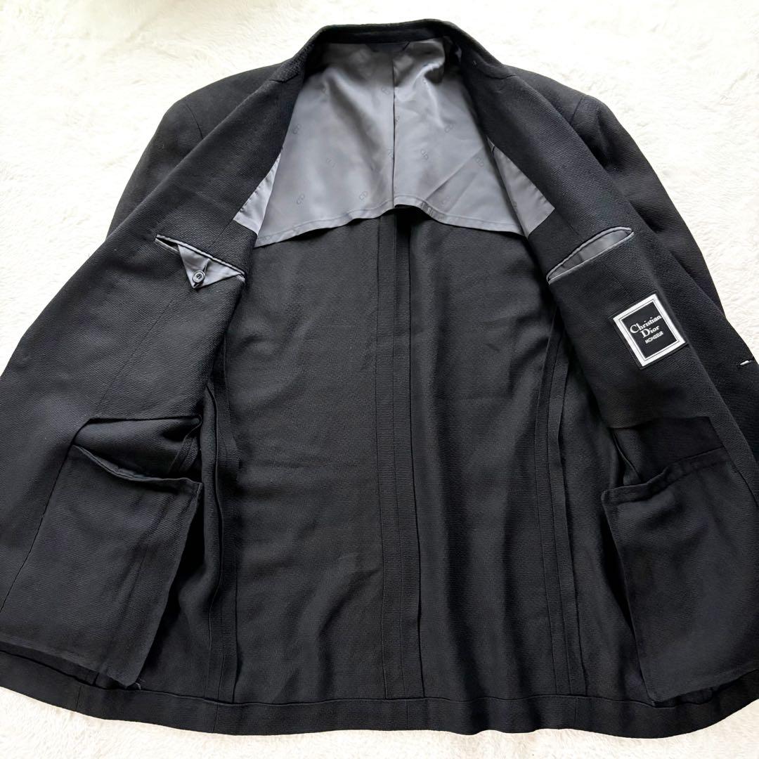 美品　クリスチャンディオール テーラードジャケット　着用感2XL〜3XL 黒