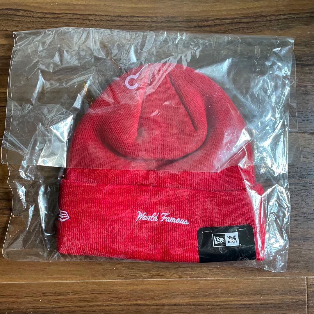 帽子 Supreme New Era Box Logo Beanie Red