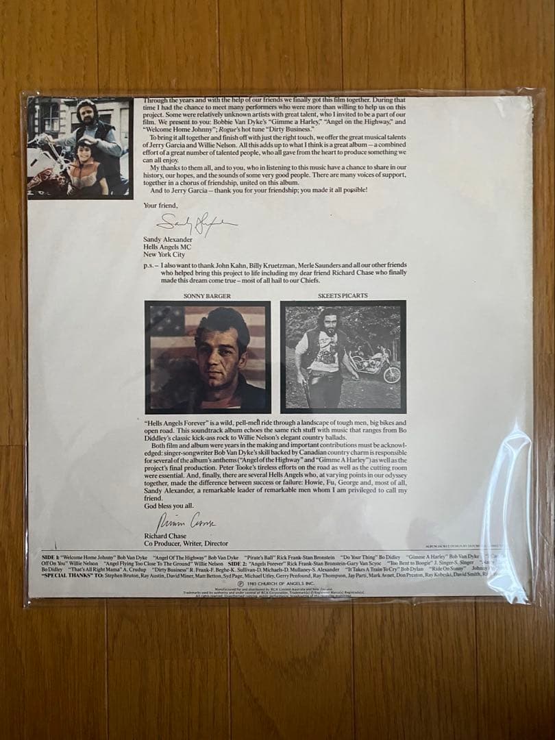 SALE Hells Angels Forever LP 超貴重SALE