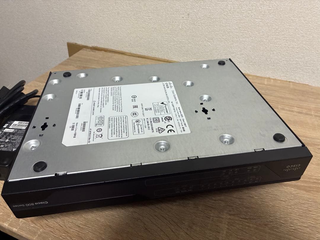 Cisco C891FJ-K9 ルーター　ACアダプター付 1週間保証