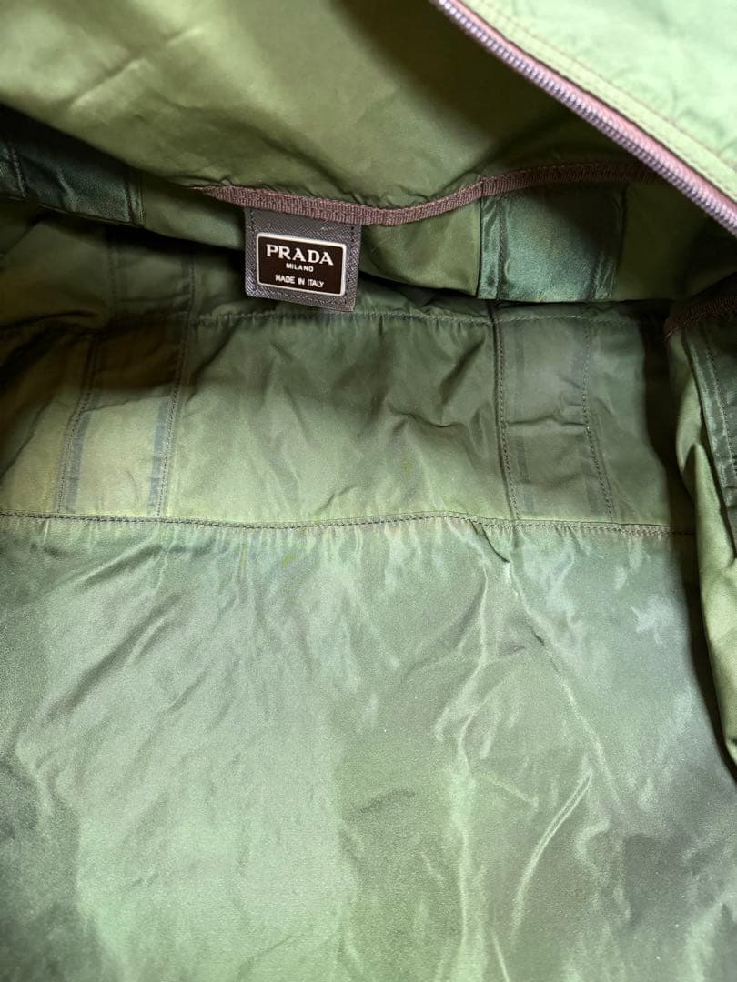 PRADA カーキブラウン ボストンバッグ♡プラダ 南京錠