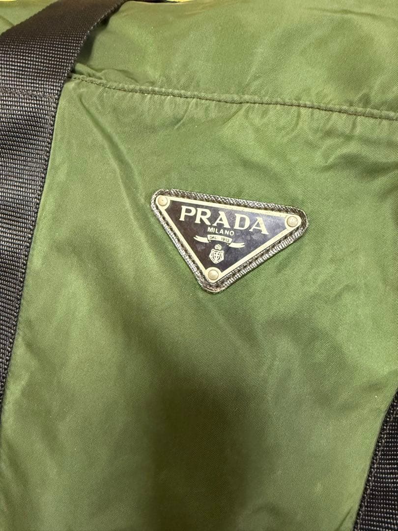 PRADA カーキブラウン ボストンバッグ♡プラダ 南京錠