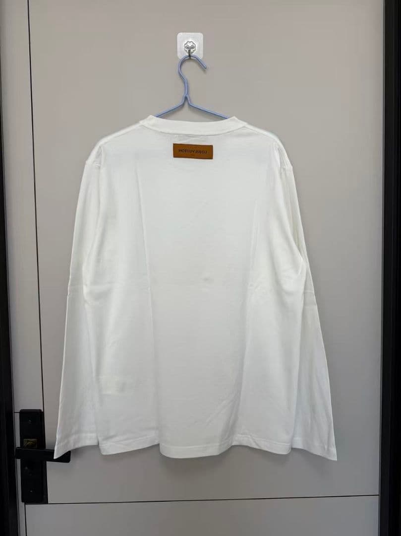 ルイヴィトン 新品同様 LOUIS VUITTON ホワイト 長袖 Tシャツ