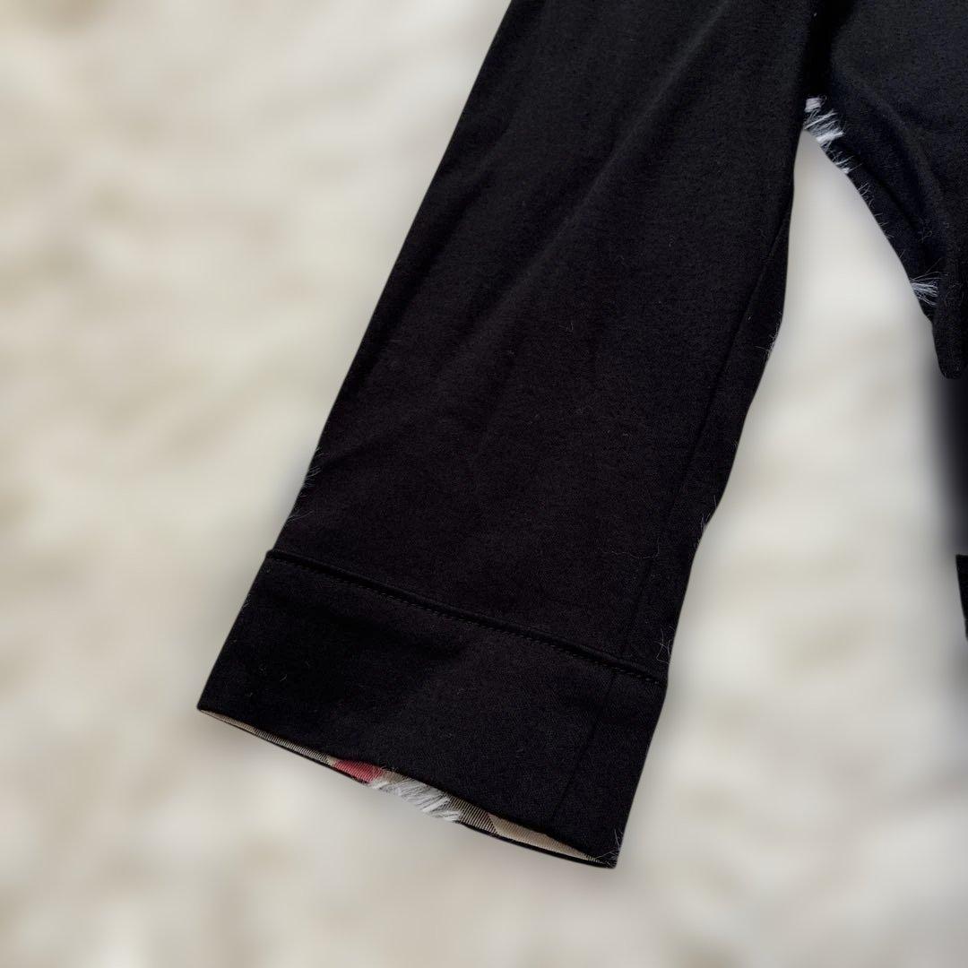 BURBERRYバーバリーロンドン　七分丈　ワンピース　ノバチェック　黒