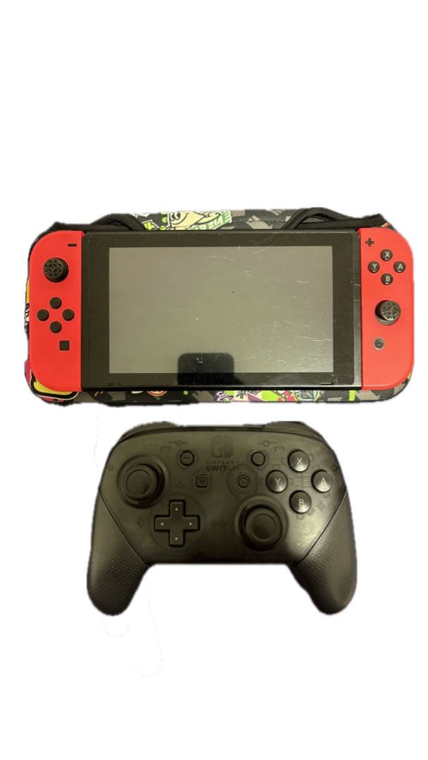 任天堂Switch初期型　本体・純正プロコン