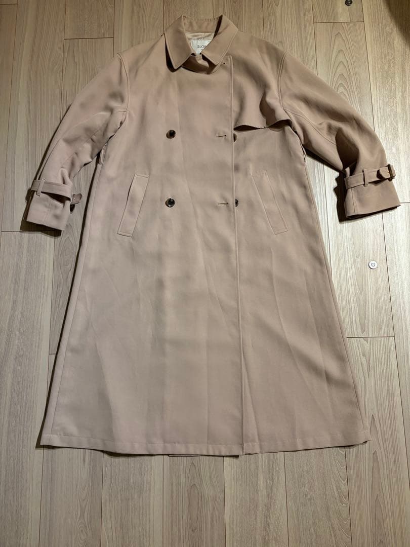 SLOBE IENA ウォッシャブルトレンチコート　ベージュ　サイズ38