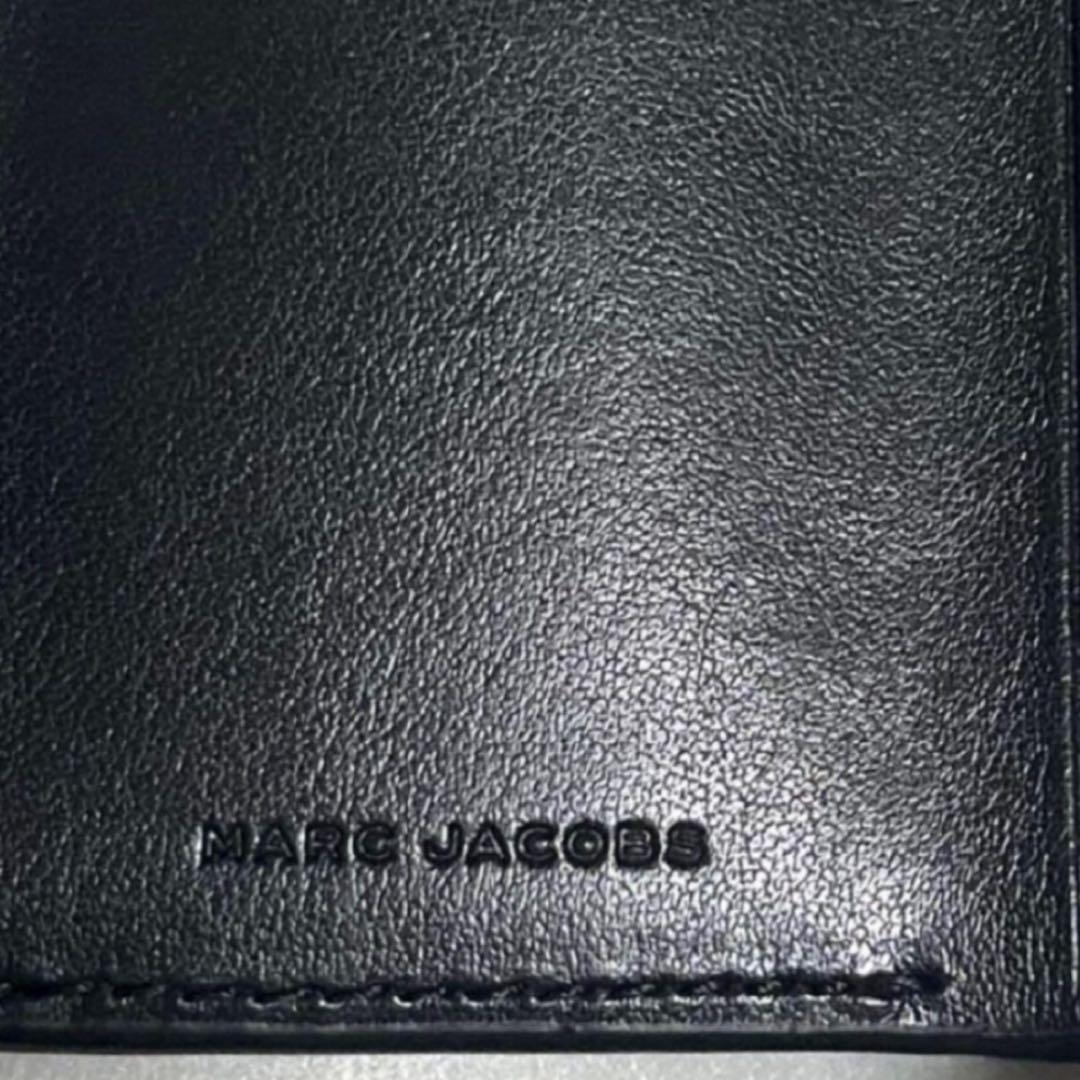 【新品未使用】MARC JACOBS ブラック レザー　三つ折り財布