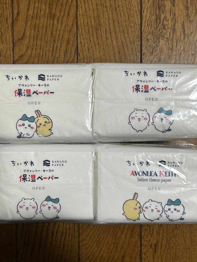 ちいかわ　保湿ペーパー ポケットティッシュ 16P 12個セット