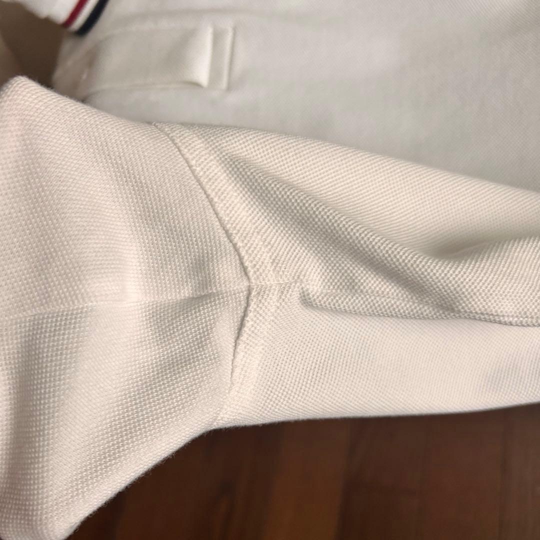 FRED PERRY フレッドペリー　ポロシャツ　ホワイト　レッド　M3600