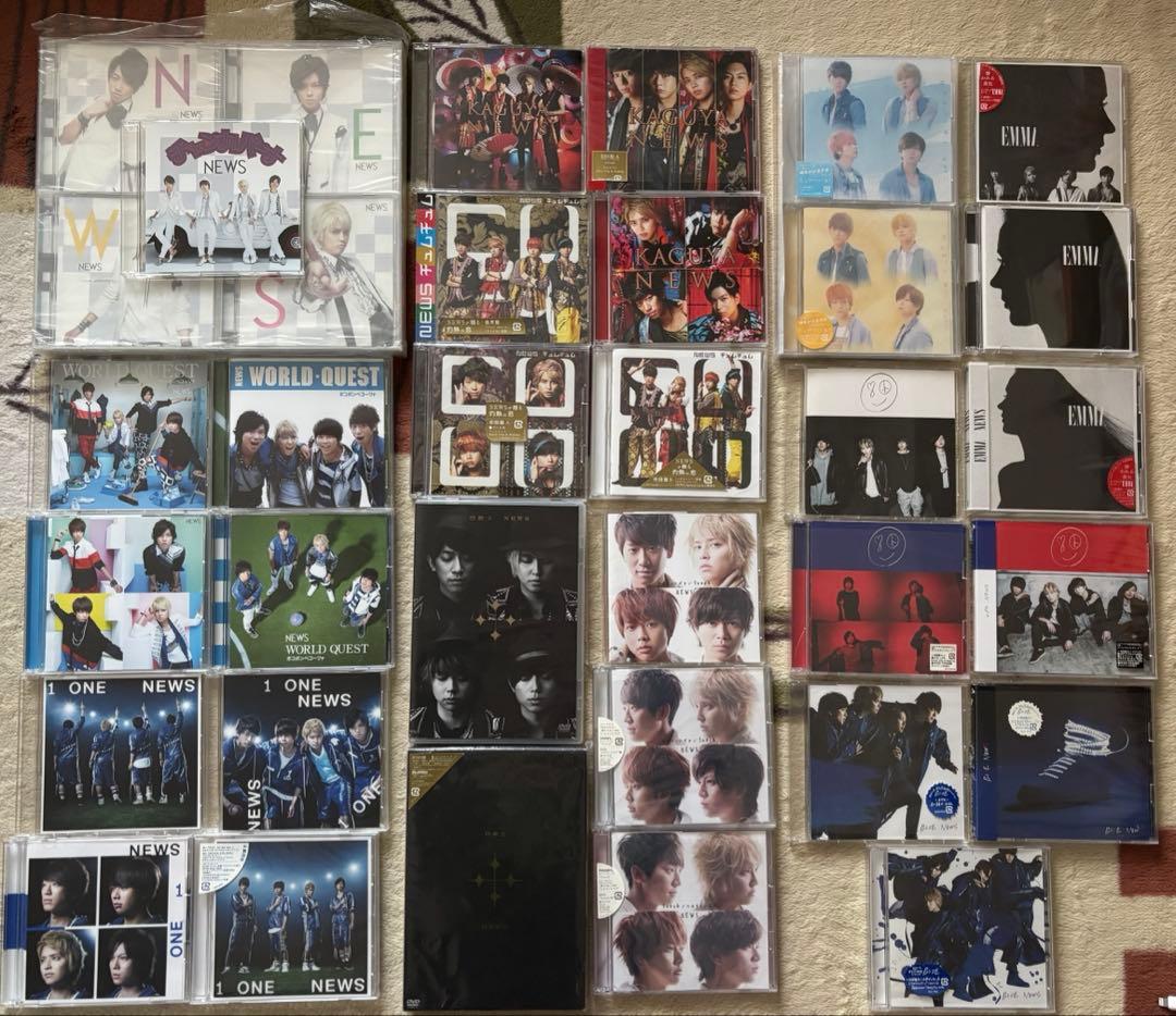 NEWS CD シングル アルバム DVD まとめ売り 106枚 ジャニーズ