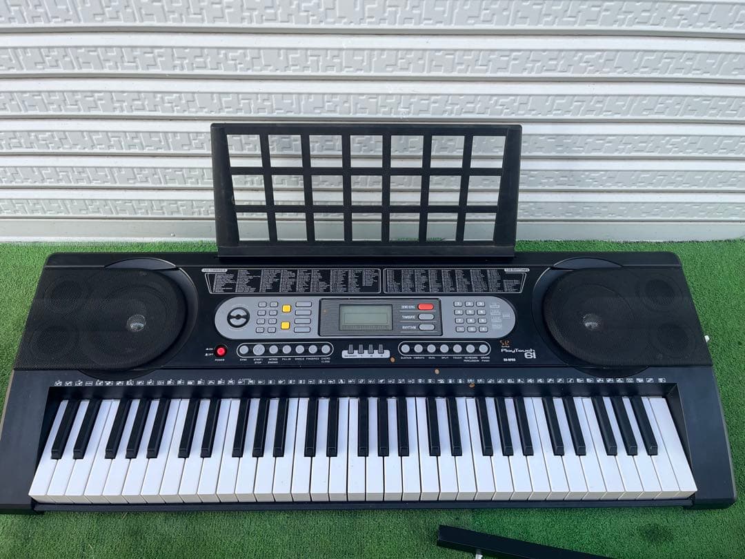 電子キーボード 61鍵盤 プレイタッチ 61 SR-DP03 電子ピアノ 台座付