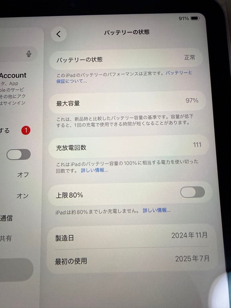 iPad本体 iPad mini 7 (A17Pro)128GB wifi+ Cellular