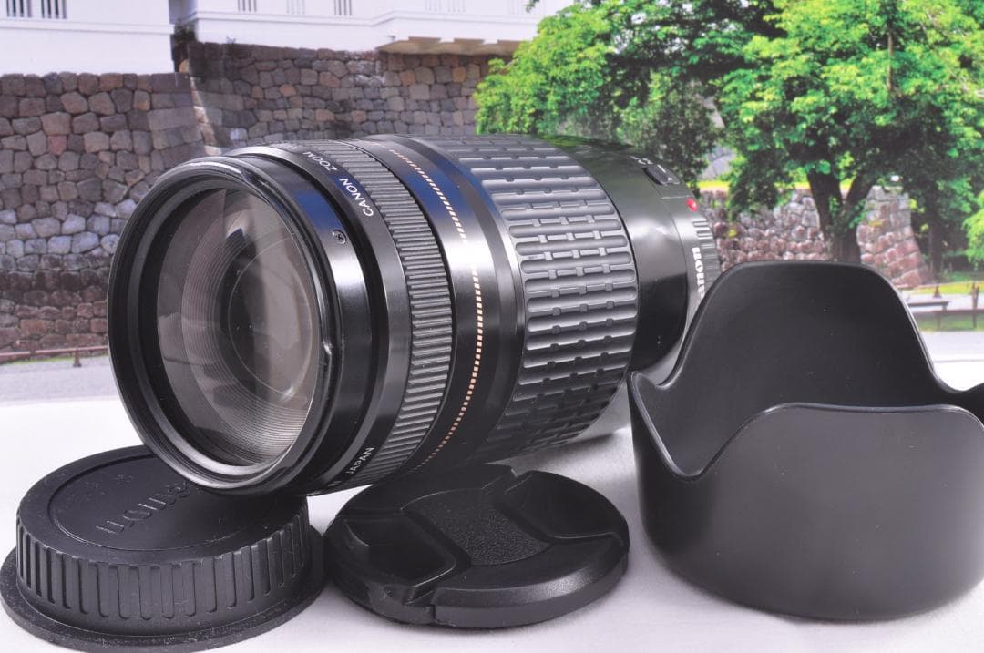 フード付き！Canon キヤノン EF75-300mm 望遠レンズ 整備済み。