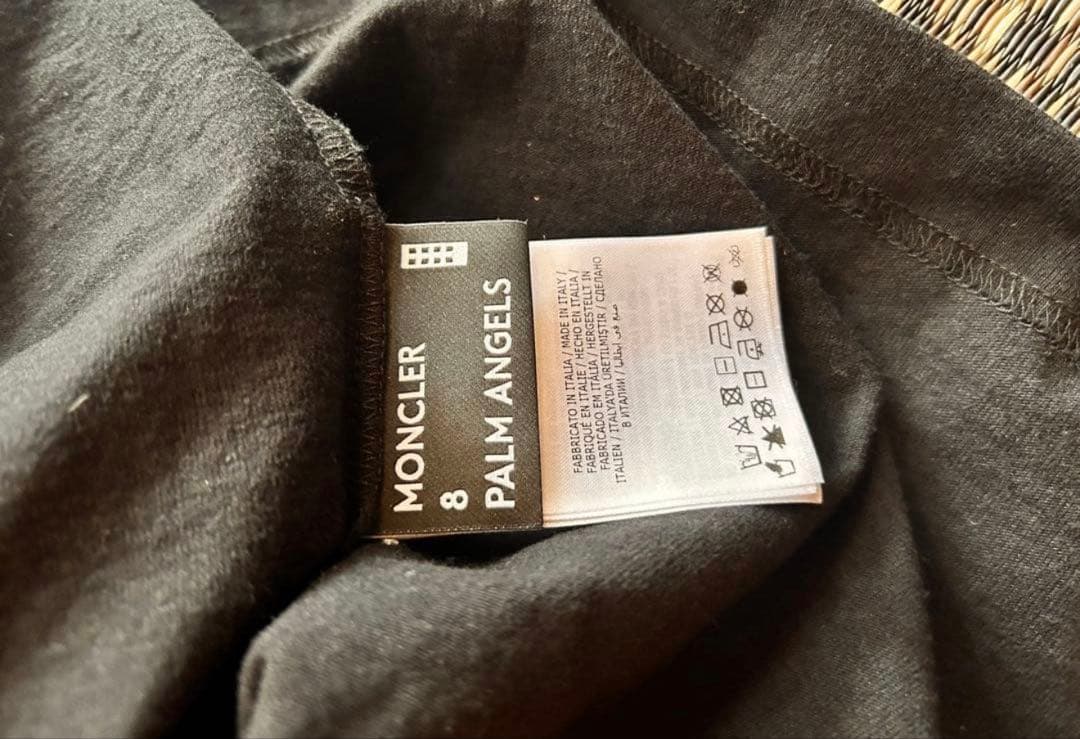 Palm Angels × Moncler Tシャツ ブラック正規品
