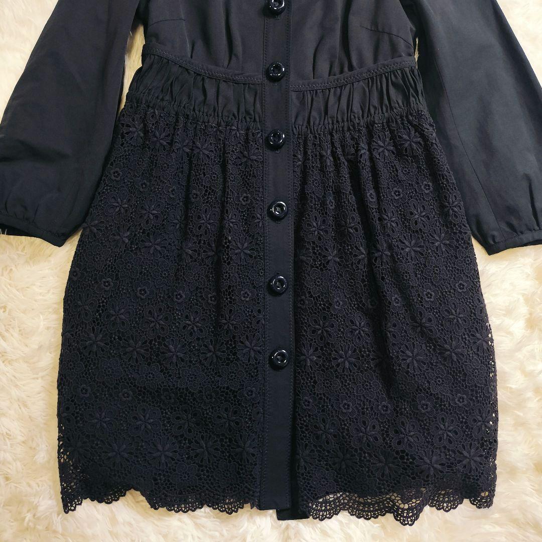【極美品✨️】BURBERRY フラワーレースコート ノバチェックM【希少】
