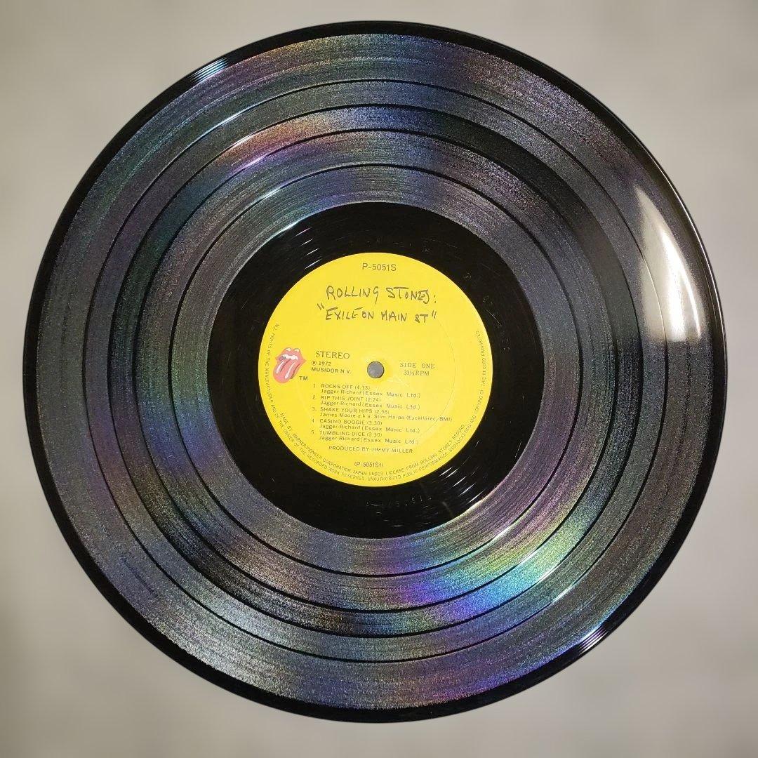 【美品２ＬＰレコード】ローリング・ストーンズ／メイン・ストリートのならず者