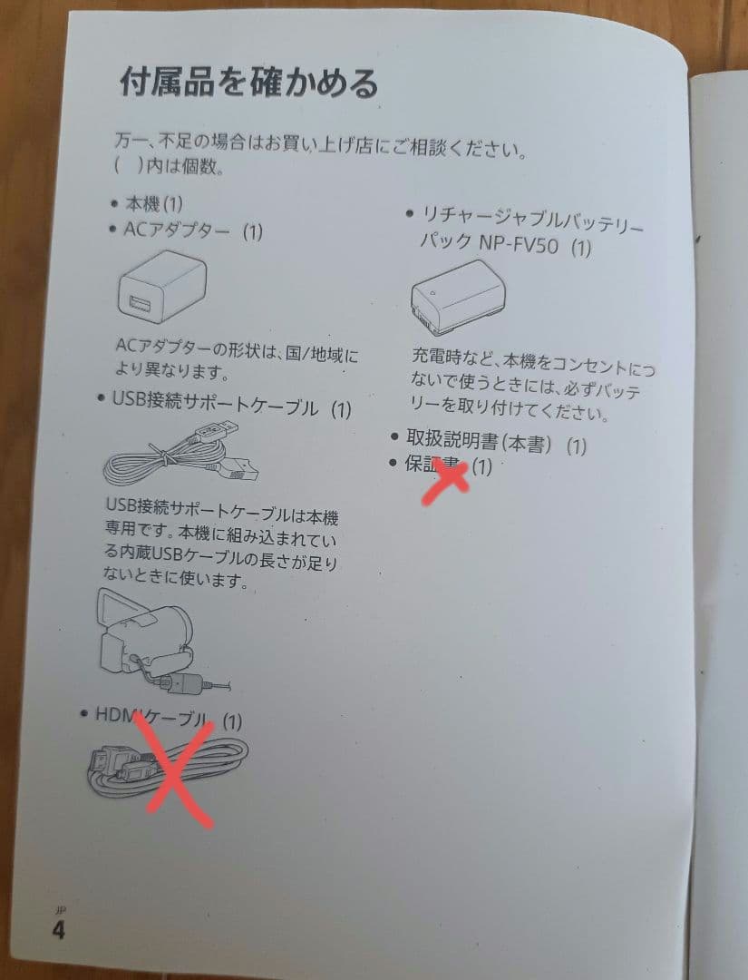SONY　HDR-CX485　HANDYCAM　ソニー　ハンディカム