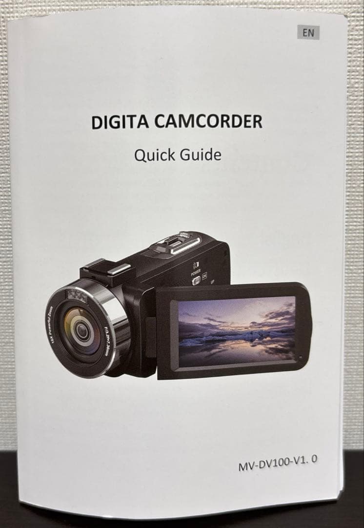 4Kビデオカメラ 44MP IRナイトビジョン バッテリー2個