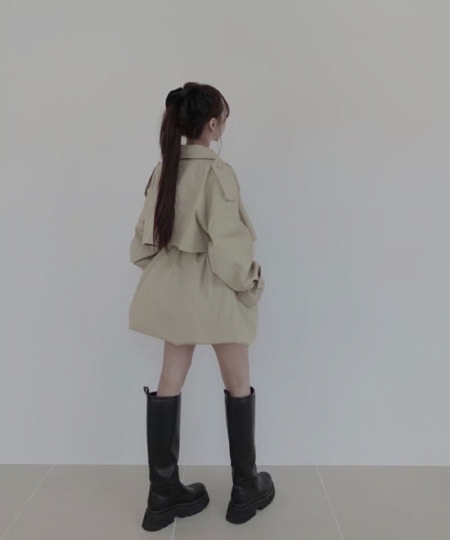 fiction tokyo 2Wayバルーントレンチコート
