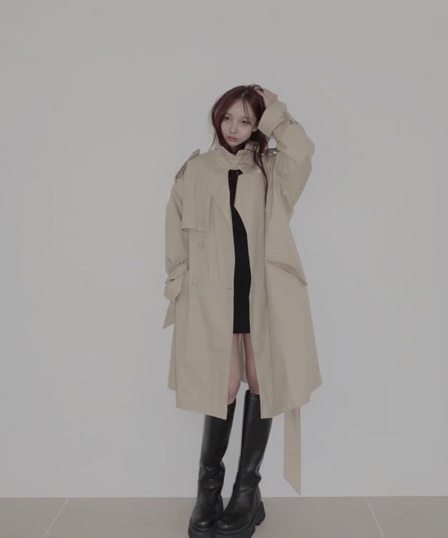 fiction tokyo 2Wayバルーントレンチコート