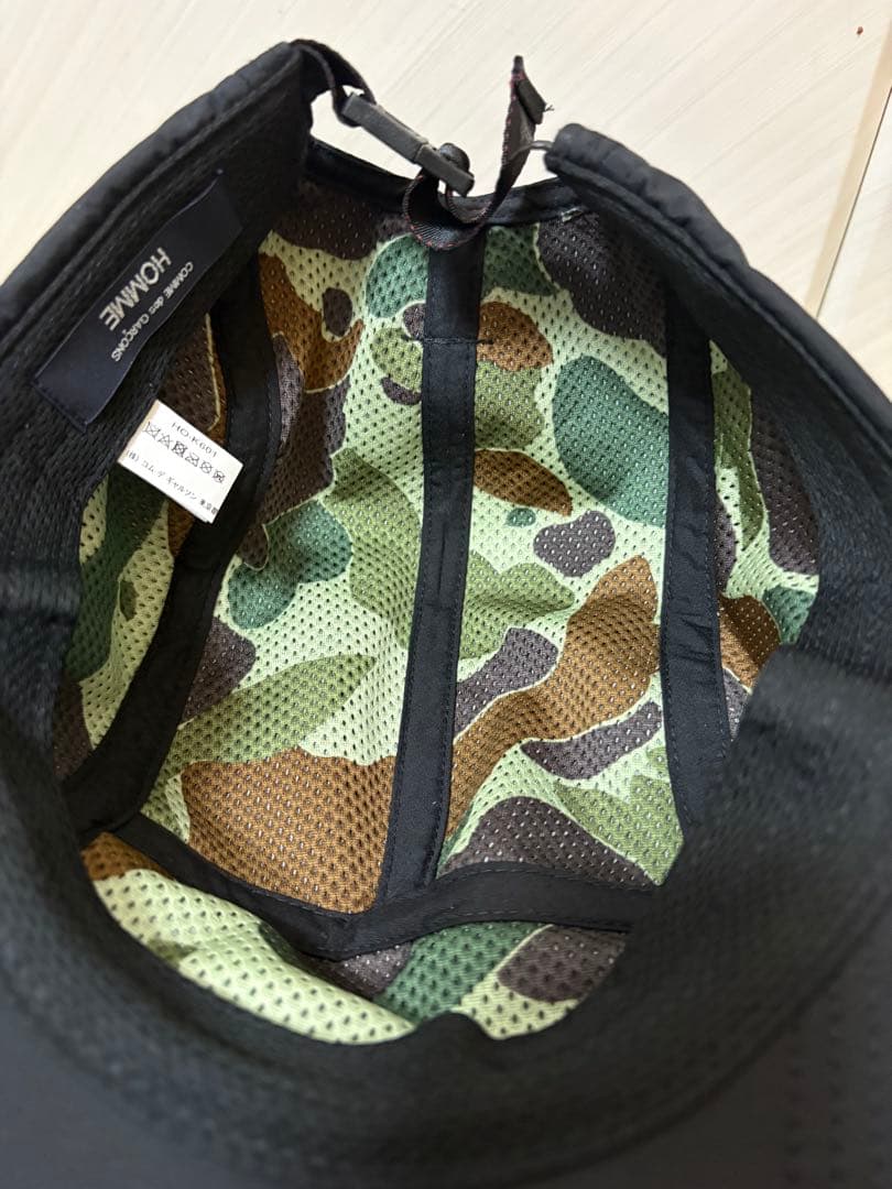 0*1様 COMME des GARÇONS ブラックキャップ