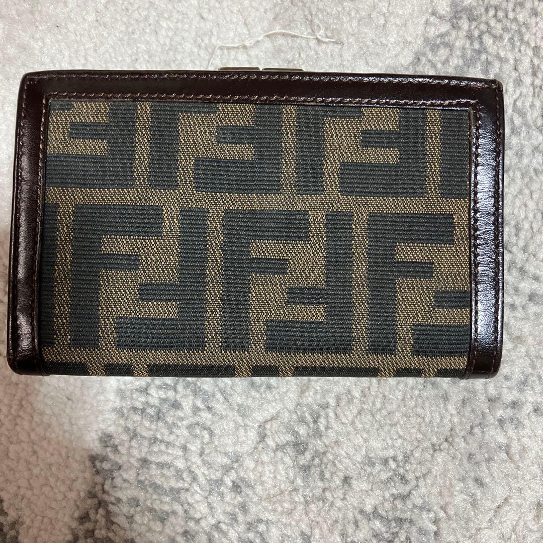 Fendi 二つ折り財布 ブラウン/ブラック