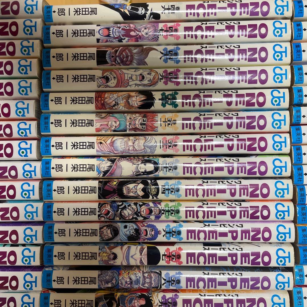 ONE PIECE ワンピース1巻-104巻 +付属品5巻　セット
