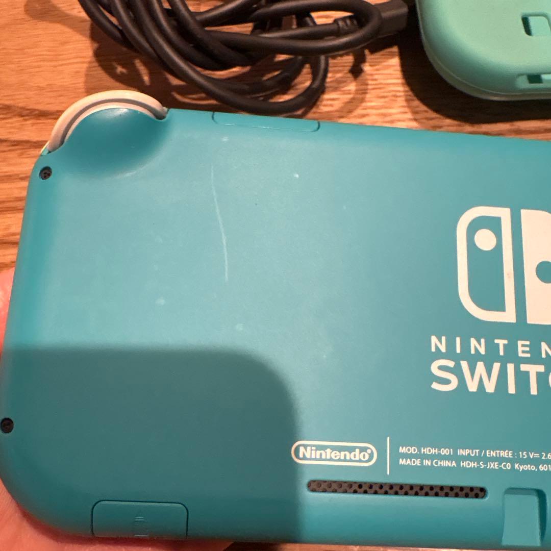 Nintendo Switch Lite ターコイズ 本体 充電器・ケース付き