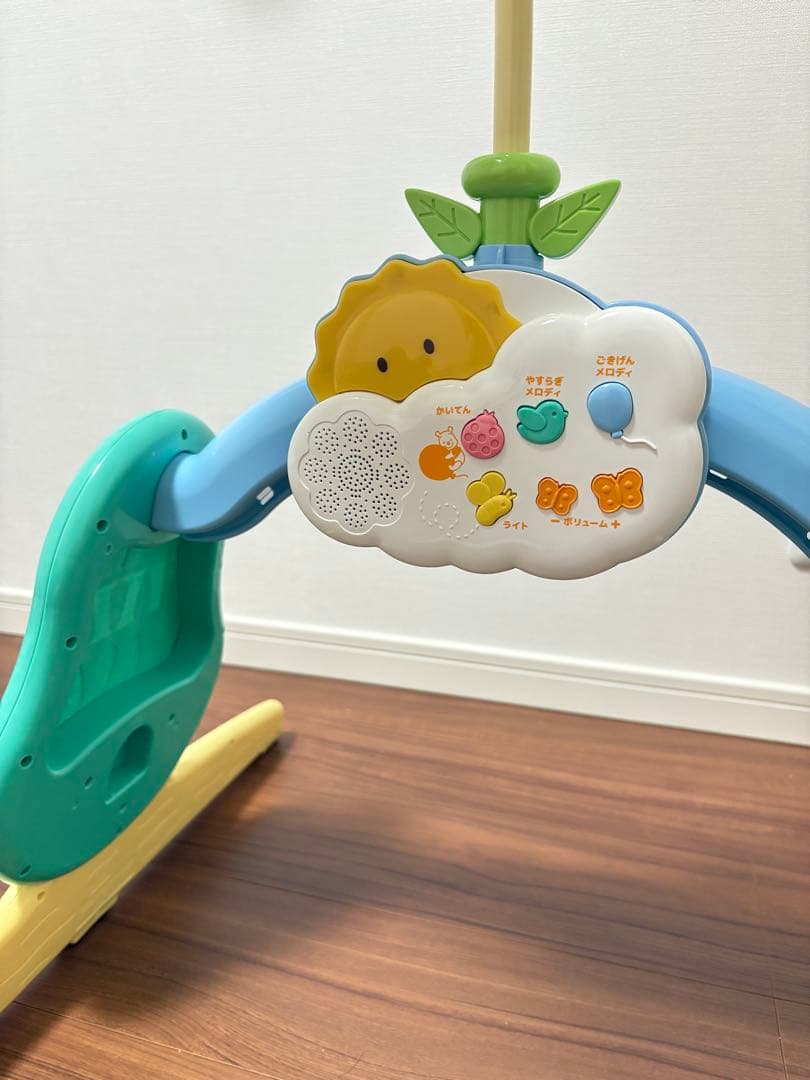 【極美品】 えらべる回転6WAYジムにへんしんメリー くまのプーさん プーメリー