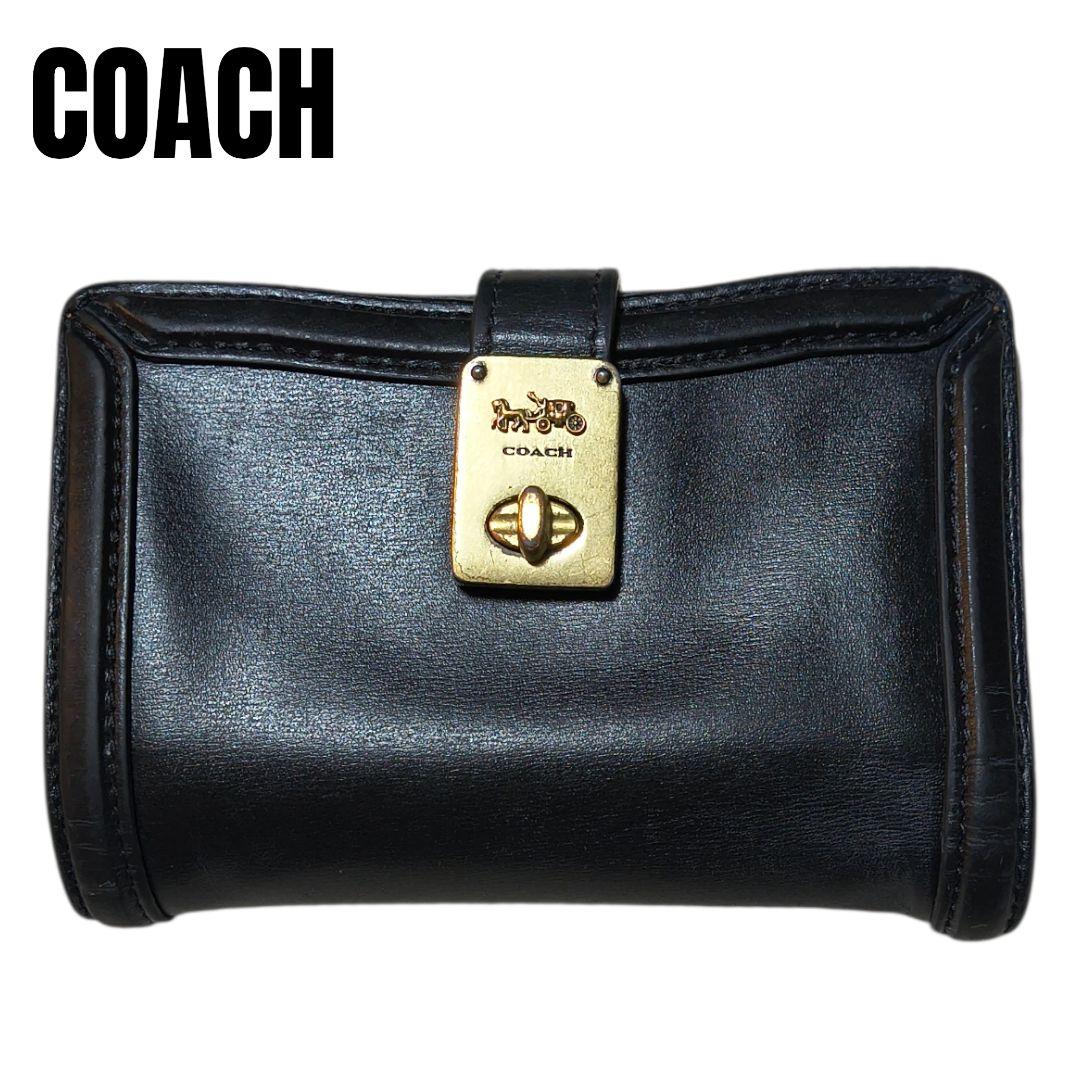 【美品】COACH 二つ折り財布 コーチ ハットンウォレット