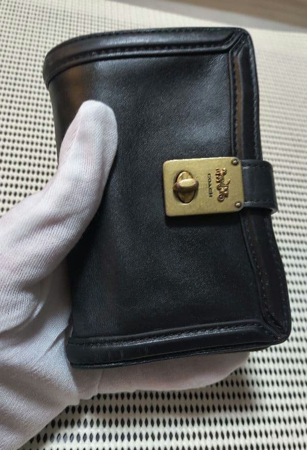 【美品】COACH 二つ折り財布 コーチ ハットンウォレット